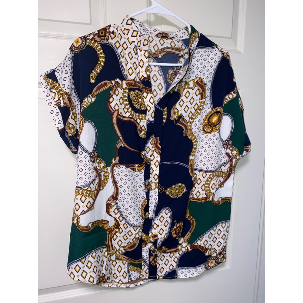 Shein blouse size Large fits true to size